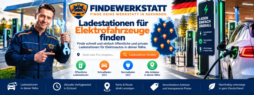 Ladestationen für Elektrofahrzeuge finden